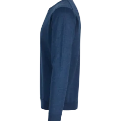 ID S650 Pullover herre blå melange str. XL