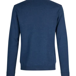 ID S650 Pullover herre blå melange str. XL