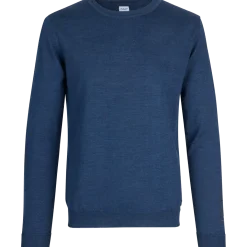 ID S650 Pullover herre blå melange str. XL