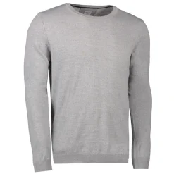 ID S650 Pullover herre lys grå melange str. L