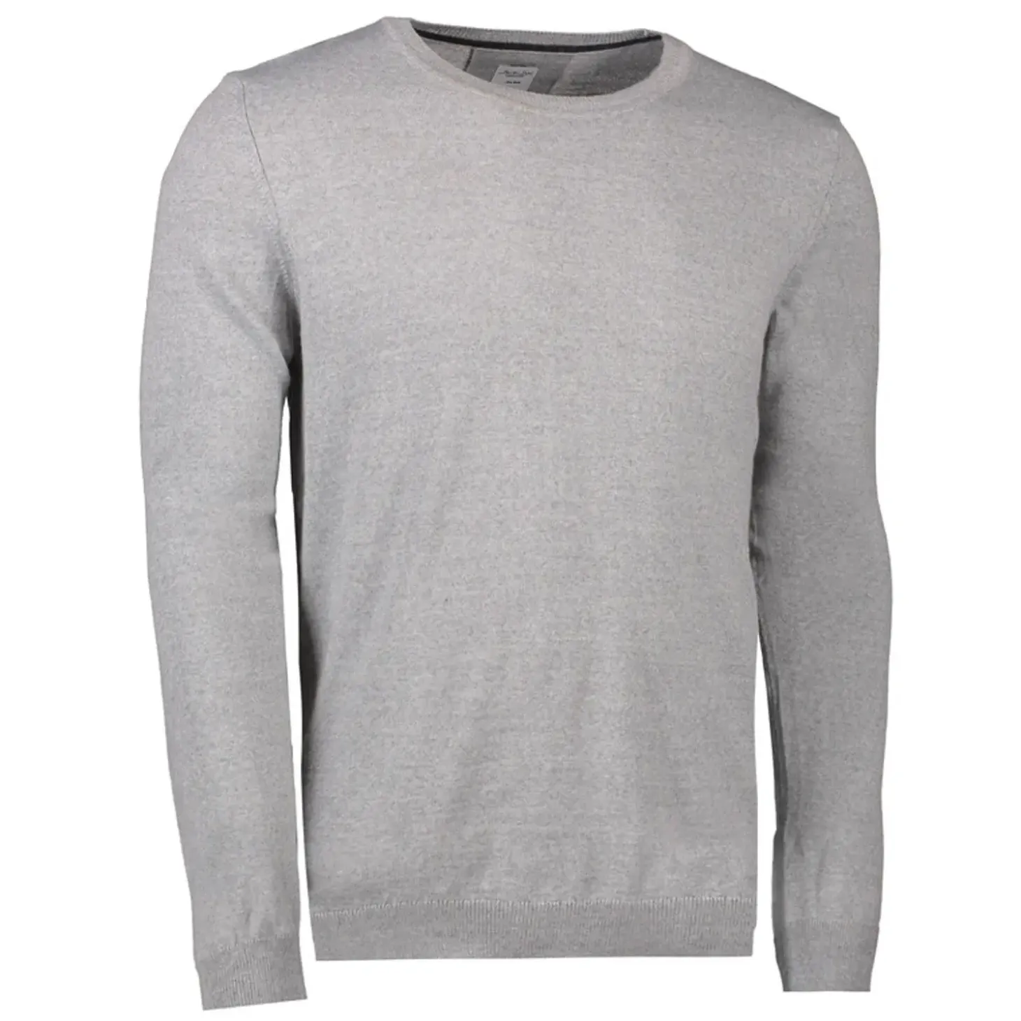 ID S650 Pullover herre lys grå melange str. L