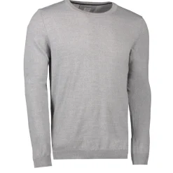 ID S650 Pullover herre lys grå melange str. L
