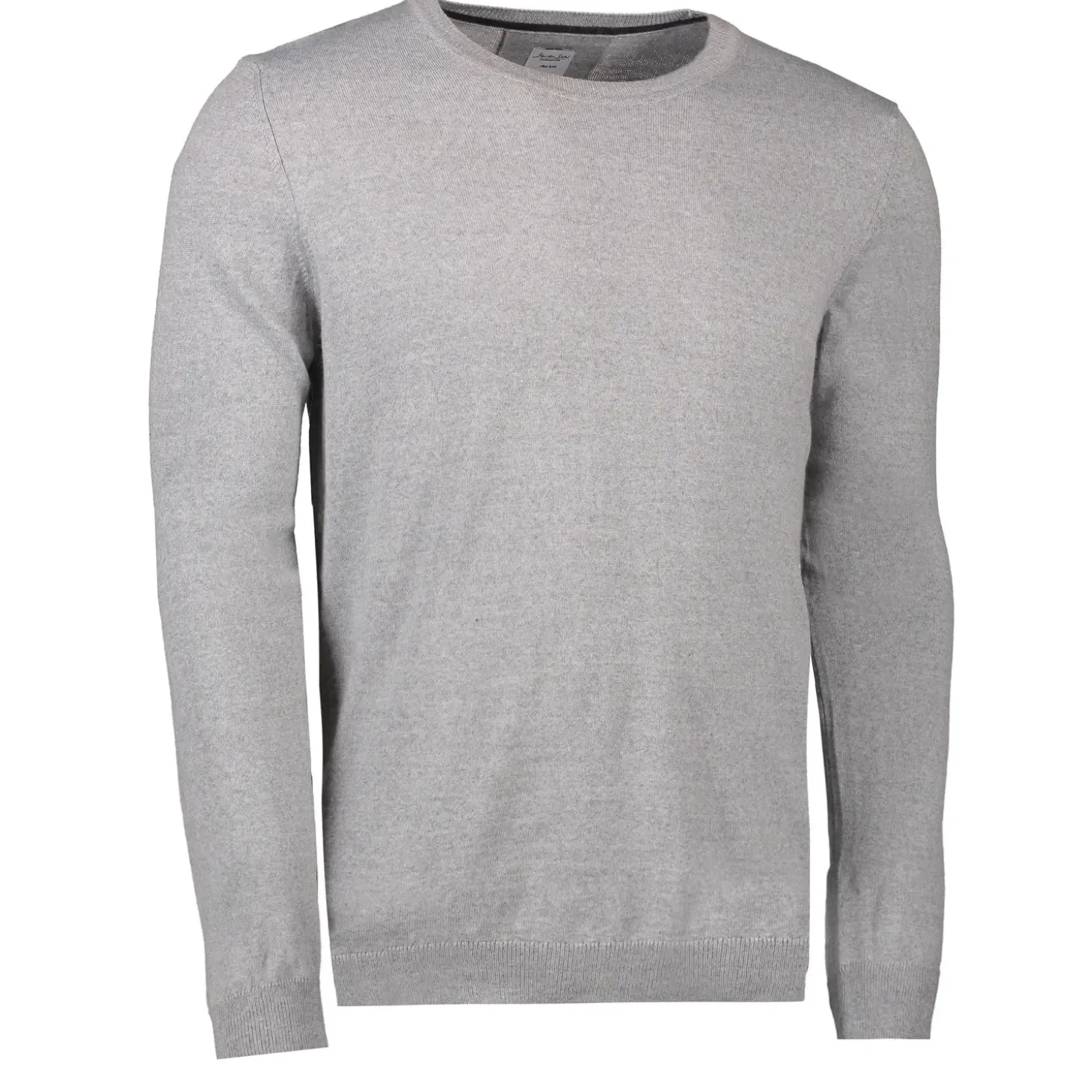 ID S650 Pullover herre lys grå melange str. L