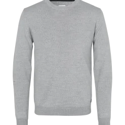ID S650 Pullover herre lys grå melange str. L
