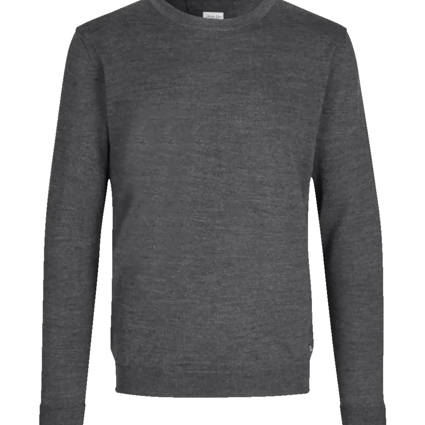 ID S650 Pullover herre mørk grå melange str. L