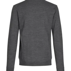 ID S650 Pullover herre mørk grå melange str. L
