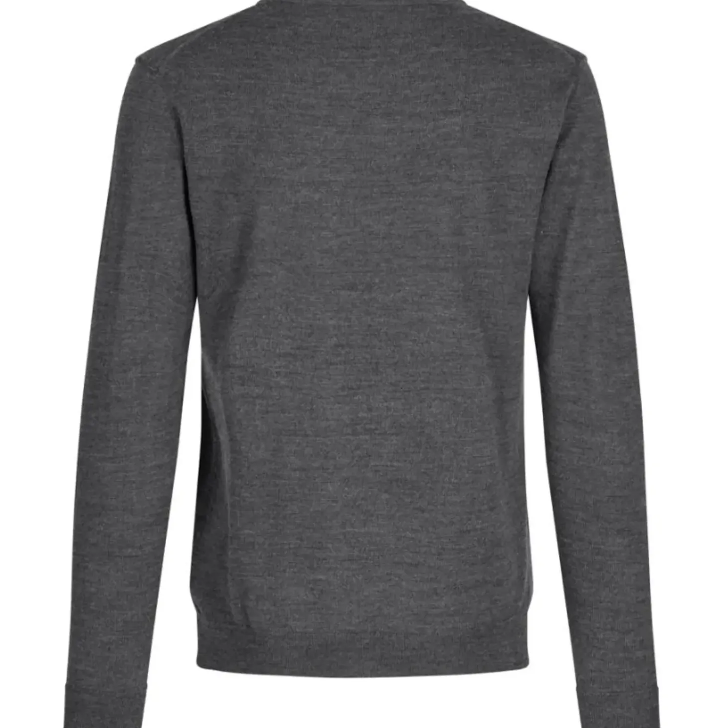 ID S650 Pullover herre mørk grå melange str. L