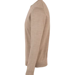 ID S650 Pullover herre sand melange str. L