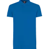 ID stretch herre poloshirt azur str. L