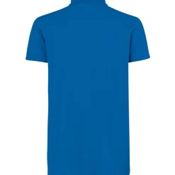 ID stretch herre poloshirt azur str. L