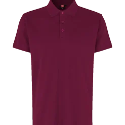 ID stretch herre poloshirt bordeaux str. 2XL