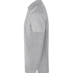 ID 0525 stretch herre poloshirt grå melange str. S