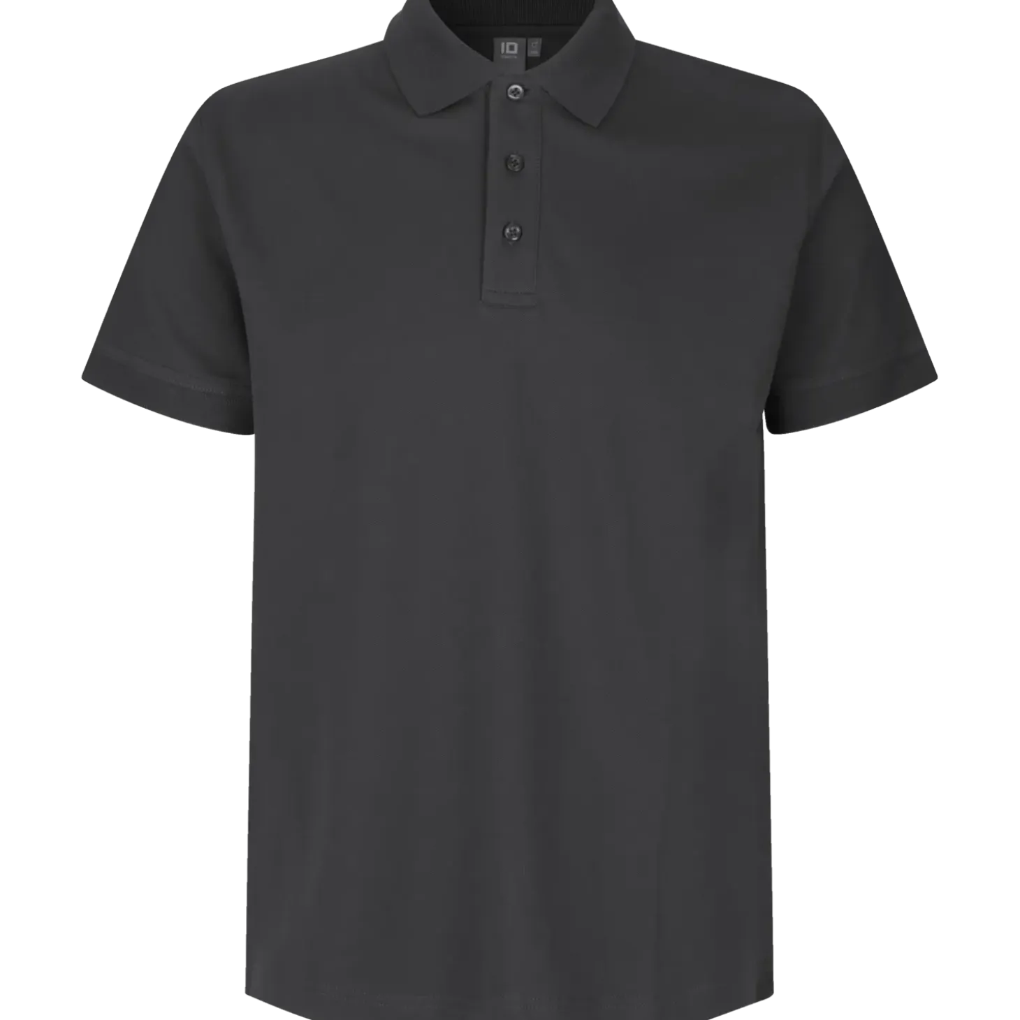 ID stretch herre poloshirt koks grå str. 2XL