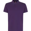 ID stretch herre poloshirt lilla str. 2XL