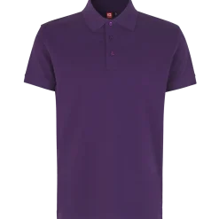 ID stretch herre poloshirt lilla str. 2XL