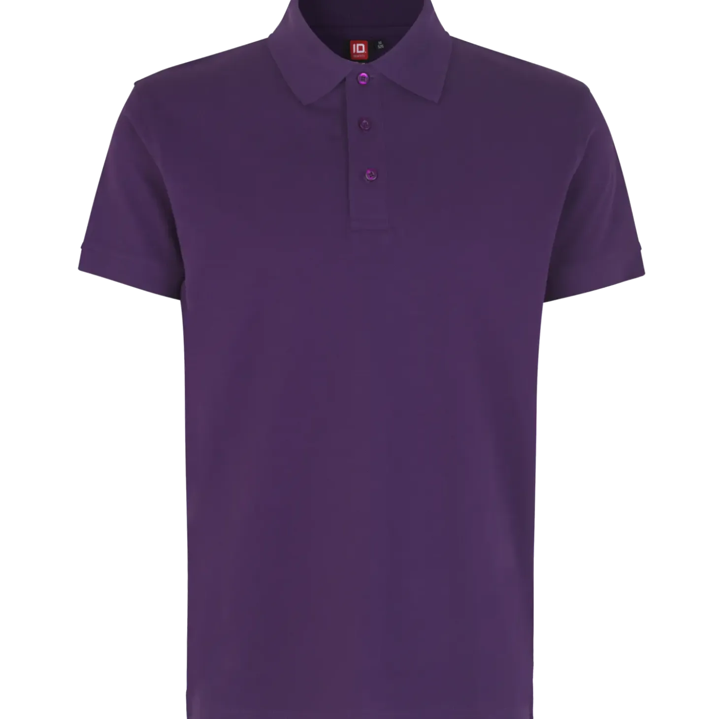 ID stretch herre poloshirt lilla str. 2XL