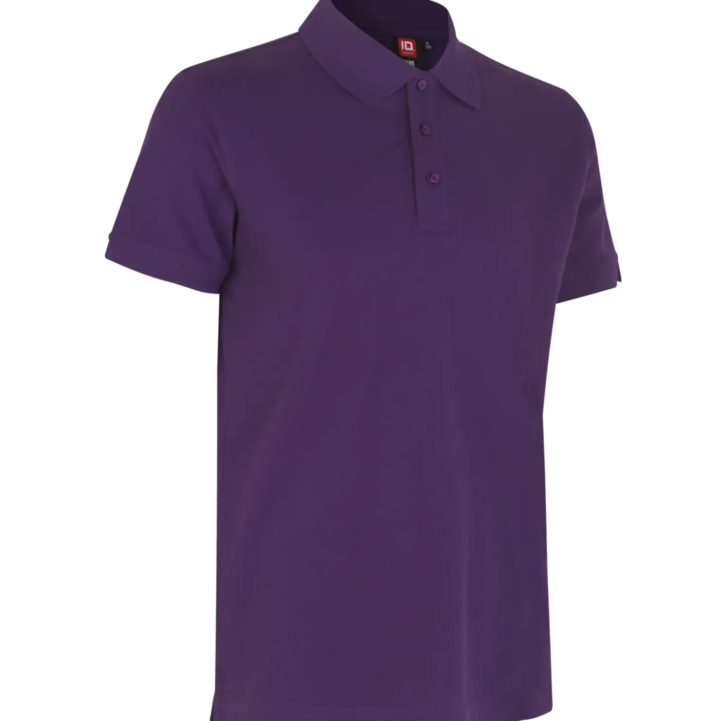 ID stretch herre poloshirt lilla str. 2XL