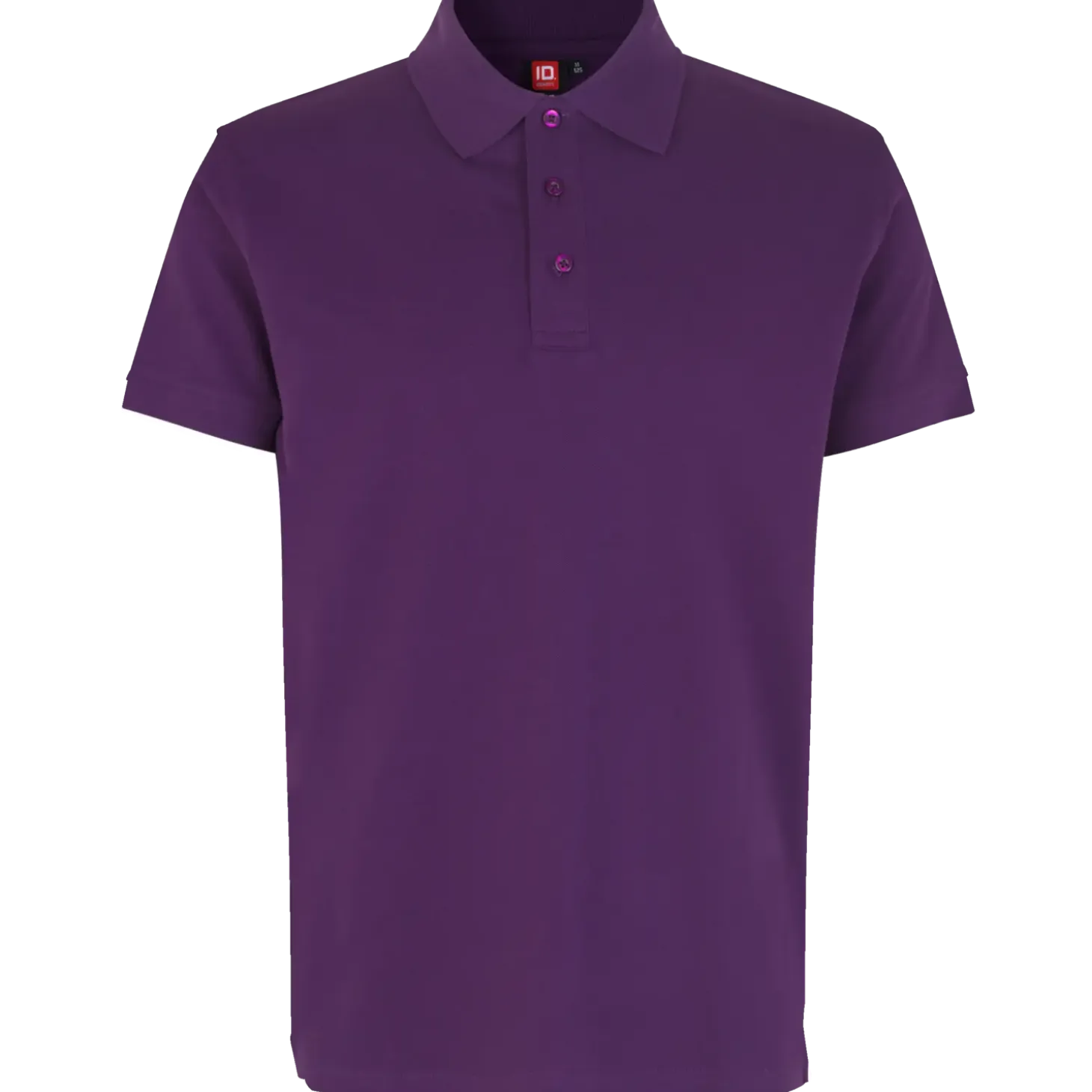 ID stretch herre poloshirt lilla str. 2XL