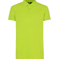 ID stretch herre poloshirt lime str. 2XL