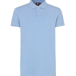 ID 0525 Stretch herre poloshirt lysblå str. 2XL