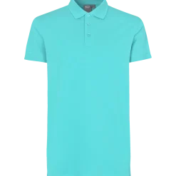 ID stretch herre poloshirt mint str. L