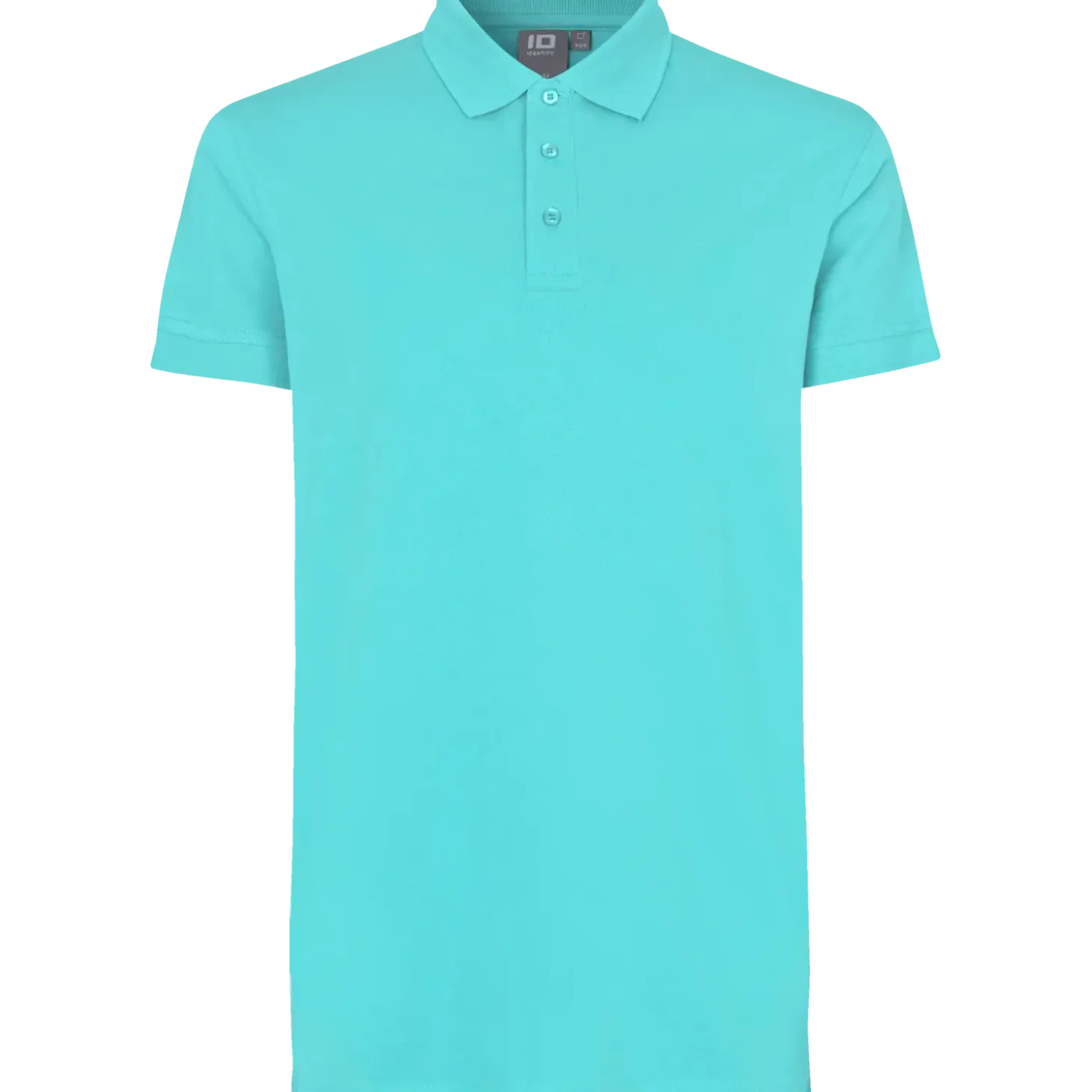 ID stretch herre poloshirt mint str. L