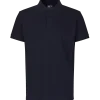 ID stretch herre poloshirt navy str. L
