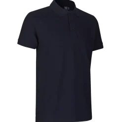 ID stretch herre poloshirt navy str. L