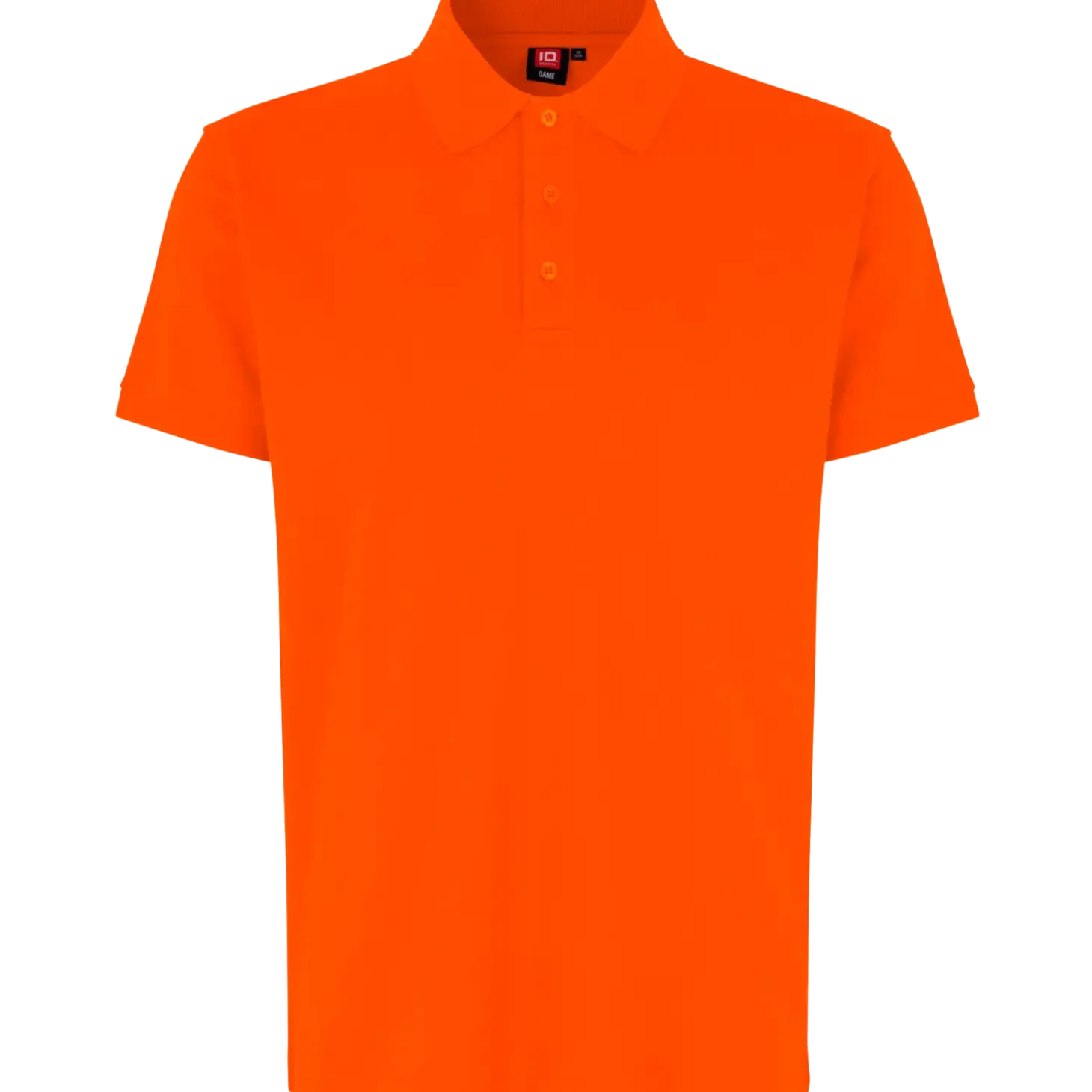 ID stretch herre poloshirt orange str. XL