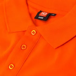 ID stretch herre poloshirt orange str. XL
