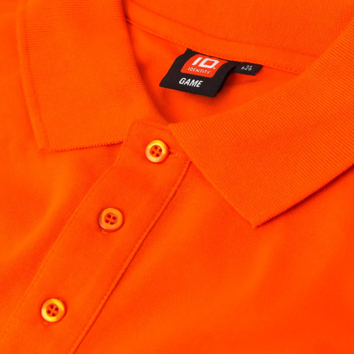 ID stretch herre poloshirt orange str. XL