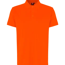 ID stretch herre poloshirt orange str. XL