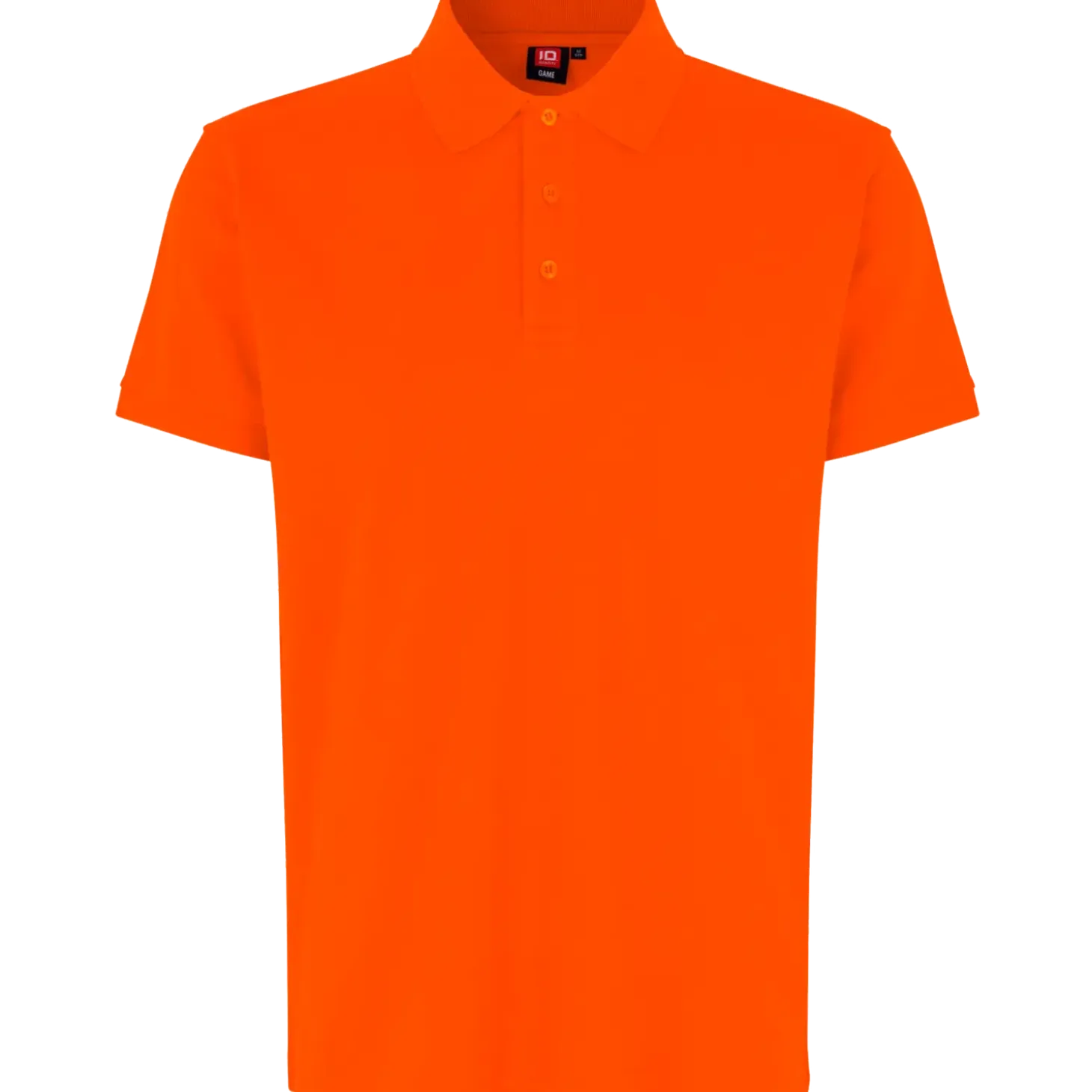 ID stretch herre poloshirt orange str. XL