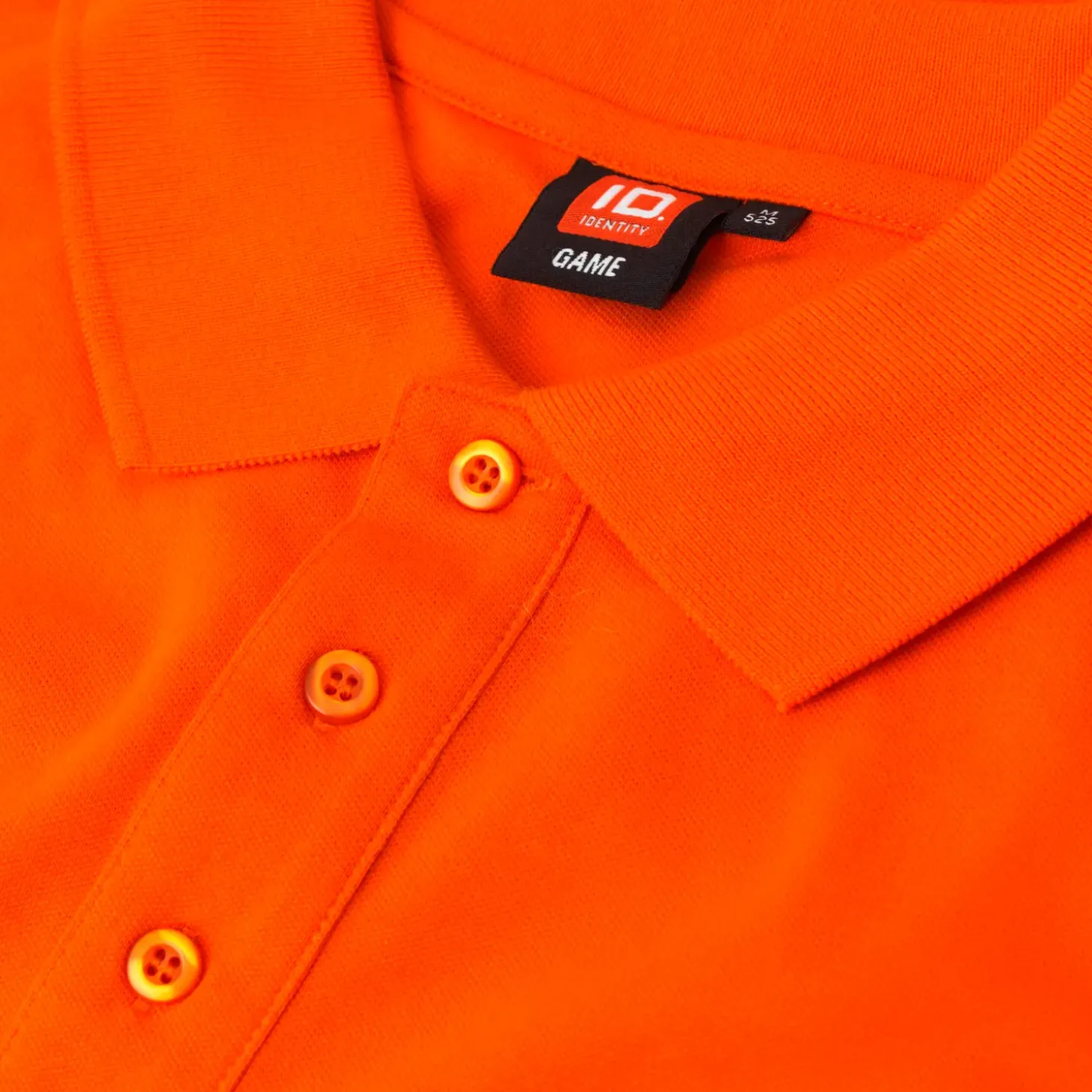 ID stretch herre poloshirt orange str. XL