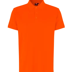 ID stretch herre poloshirt orange str. XL