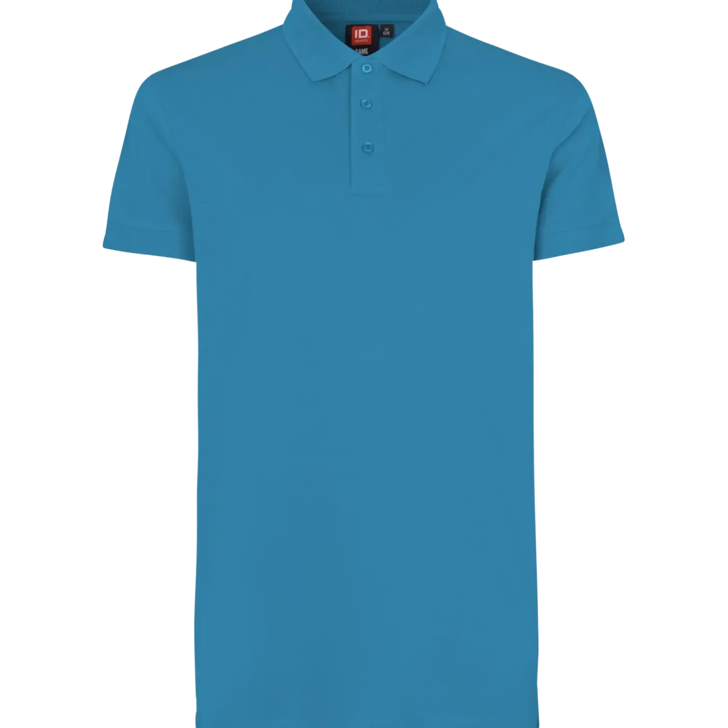 ID stretch herre poloshirt turkis str. 2XL