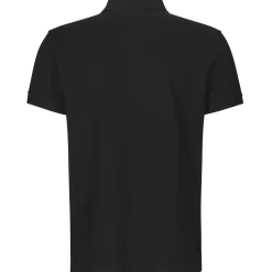 ID 0525 Stretch poloshirt sort str. 2XL