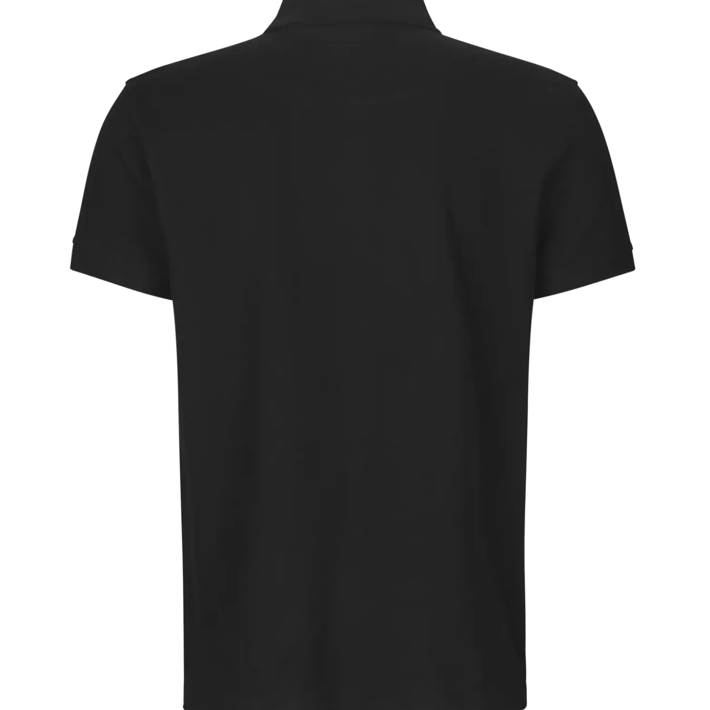 ID 0525 Stretch poloshirt sort str. 2XL