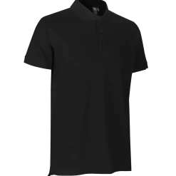 ID 0525 Stretch poloshirt sort str. 2XL