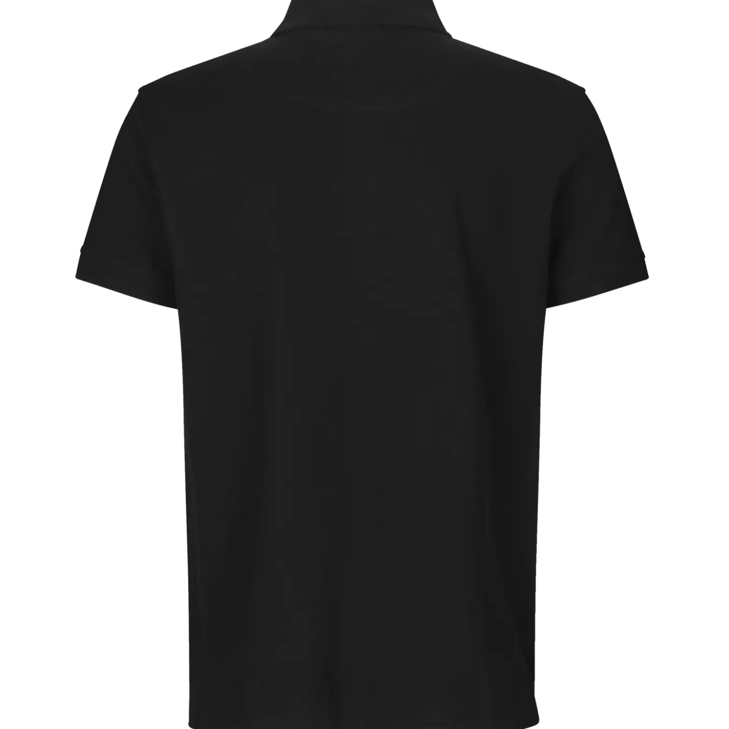 ID 0525 Stretch poloshirt sort str. 2XL