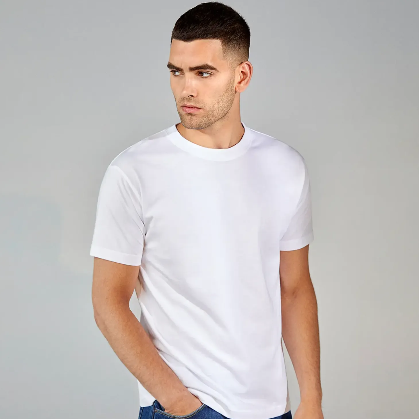 ID T-time herre t-shirt hvid str. 2XL