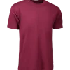 ID T-Time t-shirt kortærmet bordeaux str. L