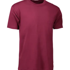 ID T-Time t-shirt kortærmet bordeaux str. L