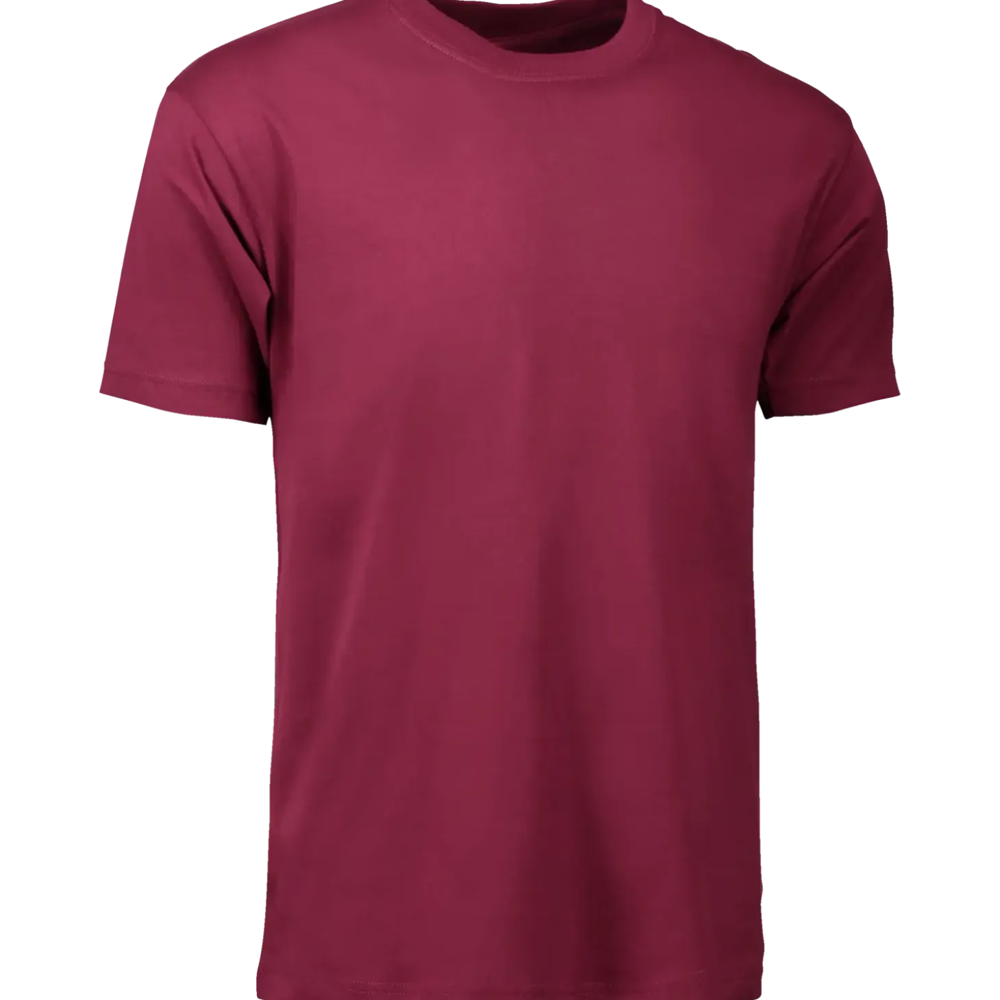 ID T-Time t-shirt kortærmet bordeaux str. L
