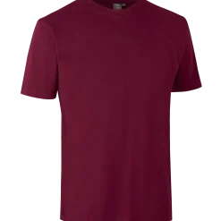 ID T-Time t-shirt kortærmet bordeaux str. L