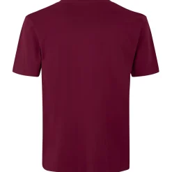 ID T-Time t-shirt kortærmet bordeaux str. L