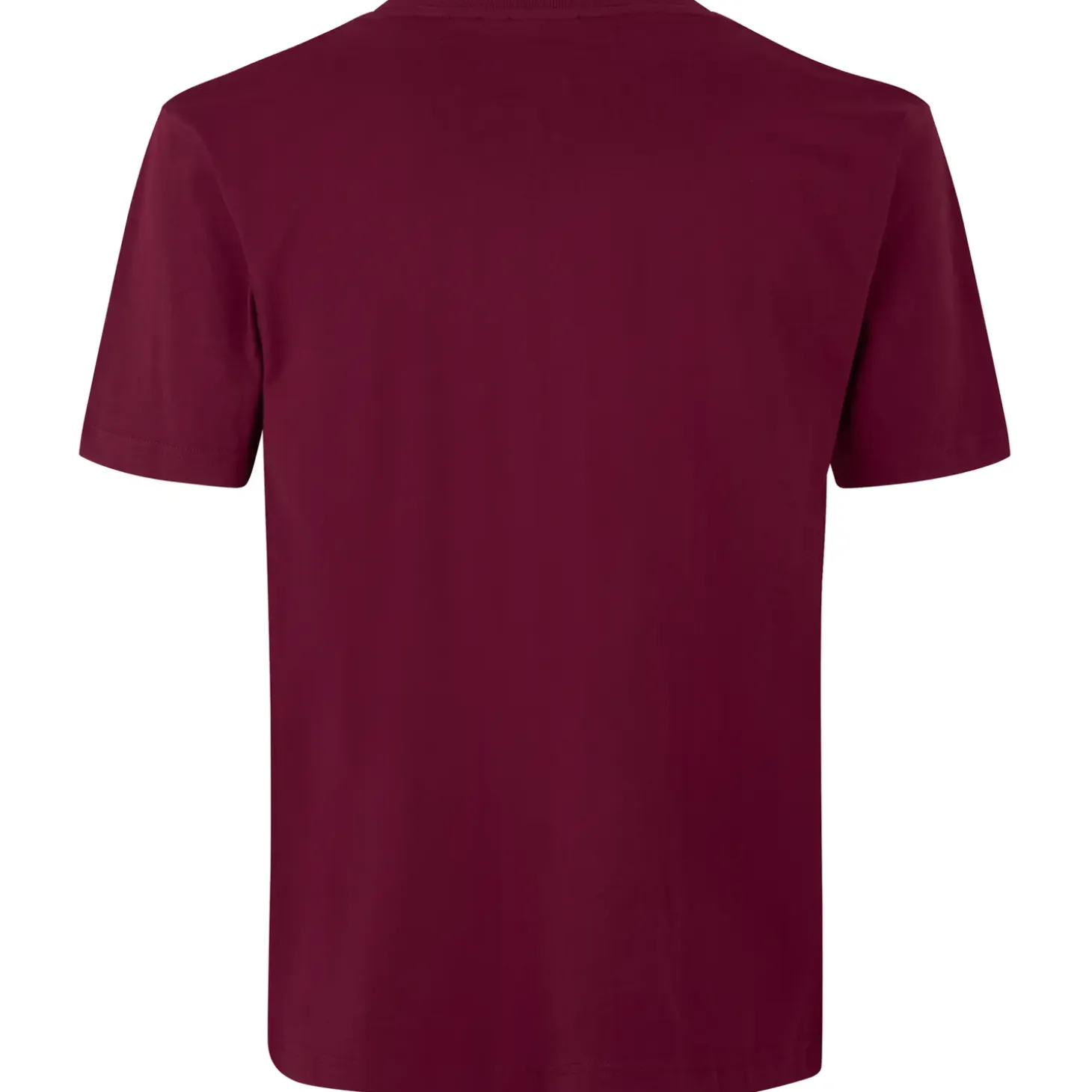ID T-Time t-shirt kortærmet bordeaux str. L