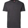 ID T-Time t-shirt kortærmet grafit melange str. XL