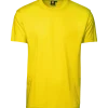 ID T-Time t-shirt kortærmet gul str. 2XL