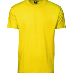 ID T-Time t-shirt kortærmet gul str. 2XL